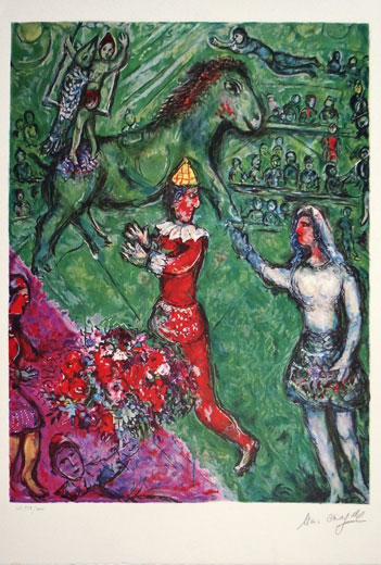 Marc Chagall - Le Cirque Vert