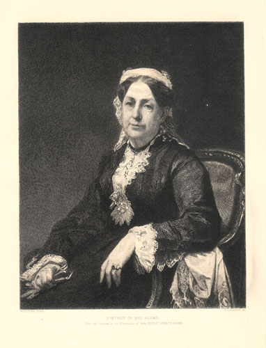 * Portrait of Mrs Adams after the painting by W.M. Hunt