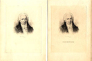 Portrait de S. de Boufflers (2 proofs)