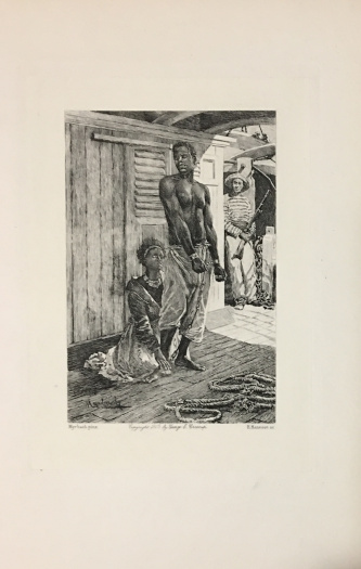 * Tamango (3 etchings) after the painting by Felician de Myrbach