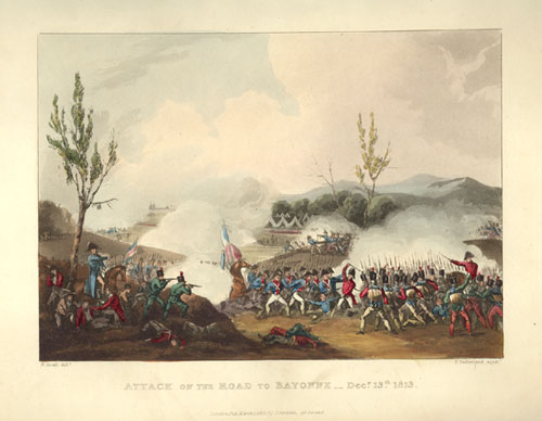 Attack on the road to Bayonne
