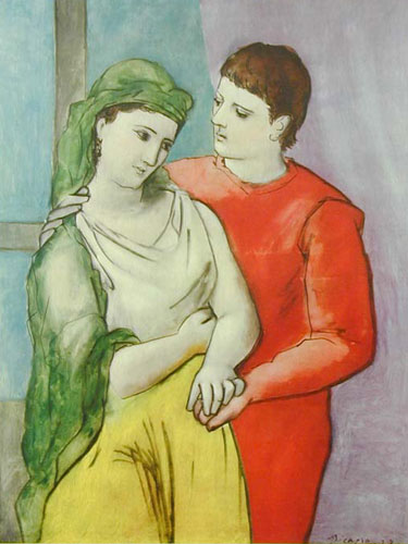 * The Lovers  (on canvas)