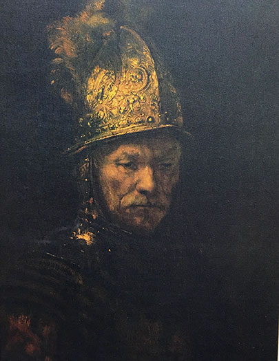 * Man with Golden Helmet  (on Canvas)