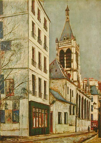 * Church at St Severin (on Canvas)