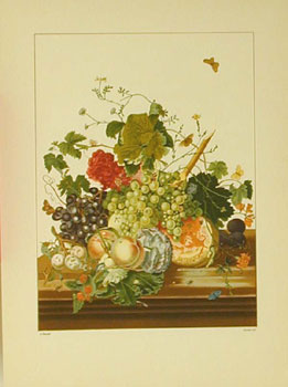 *Fruits et Bouquet  IV - Mourlot lith.