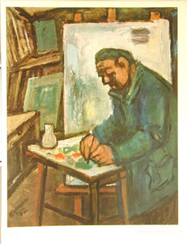 Artist at the easel