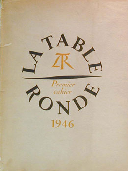 La Table Ronde Premier cahier 1946