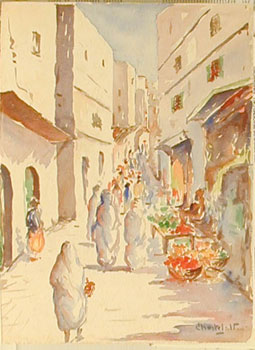 Rue de la Casbah- Alger 1950