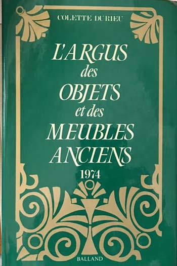  L'Argus des Objects et Meubles..by Durieu