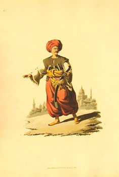 * Mameluke of Egypt. Plate 13 - Military Costume of Turkey