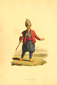 * Soldier of Turkish Artillery. Plate 22 - Military Costume of Turkey