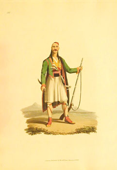 * Soldier of Albania. Plate 26 - Military Costume of Turkey