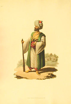 * Caramanian Soldier. Plate 28 - Military Costume of Turkey