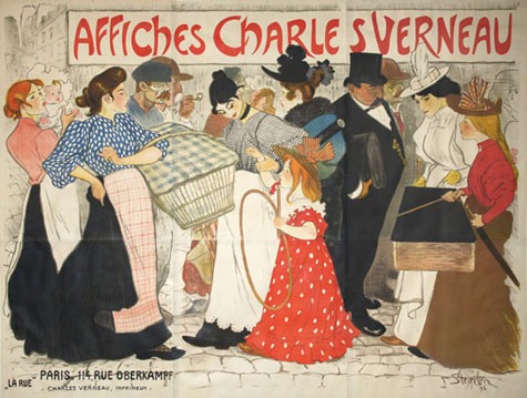 Affiches Charles Verneau - La Rue  (1896)