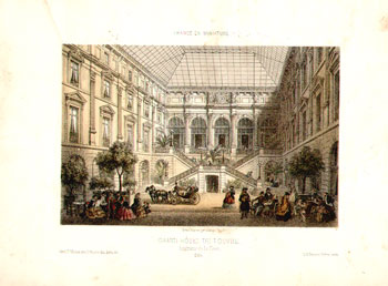 Grand Hotel du Louvre. Interieur de la Cour