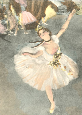Danseuse sur la scène  (Dancer on the stage)