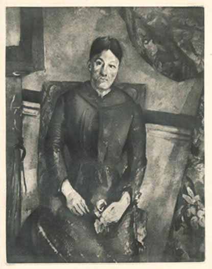 * Madame Cézanne au Fauteuil Jaune   (Venturi No 570)