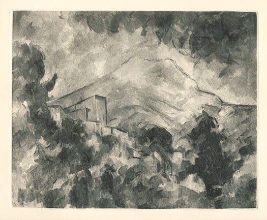 * La Montagne Ste Victoire et le Chateau Noir   (Venturi No 765)