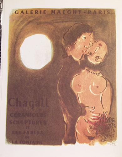 Couple in Ocher/1952 - Affiche
