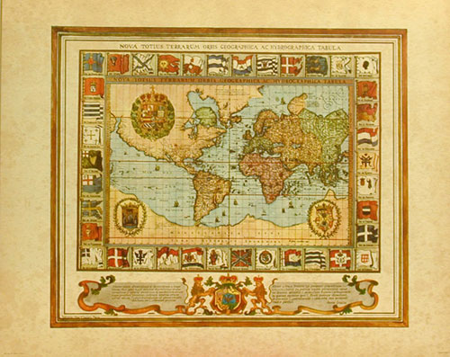 Nova Totius Terrarum Orbis Geographica - Map