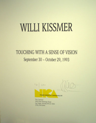 Willi Kissmer - Touching with a sense of vision. Deluxe edition