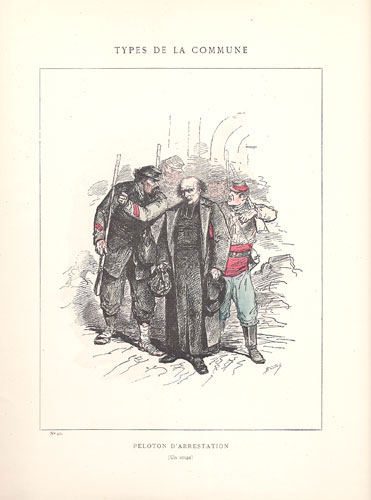 Les Communeux Plate 40. The Communists of Paris 1871 .