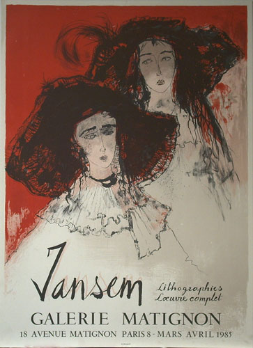 Jansem -Lithographies - L'oeuvre complet - Original Poster