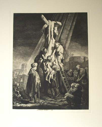 after Rembrandt by Amand-Durand -#81 - La Grande Descente de Croix