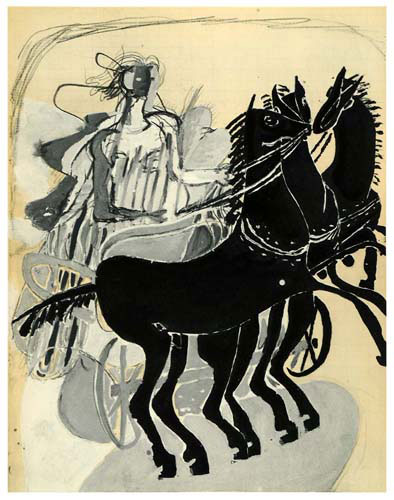 * Black Horses and Chariot