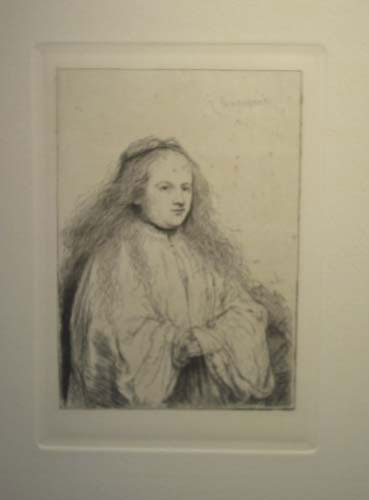 after Rembrandt -  Bartsch #342 The Little Jewish Bride