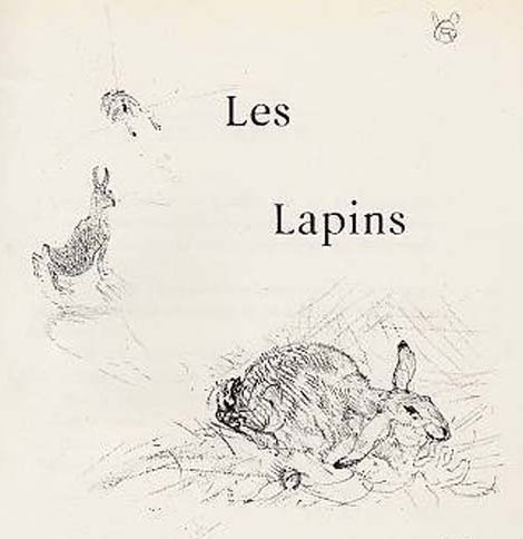 22 Lithographs for Histoires Naturelles