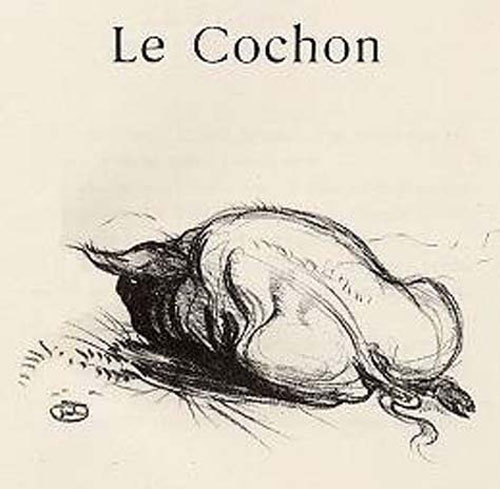 22 Lithographs for Histoires Naturelles