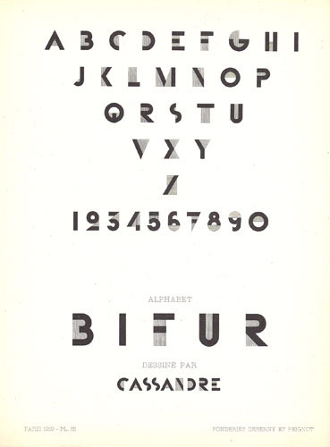 Alphabet Bifur