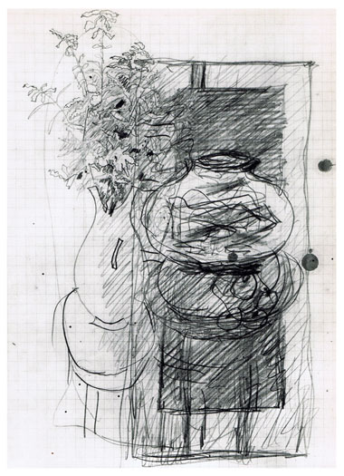 * Les vases  (sketch) Verve 1955 p.133