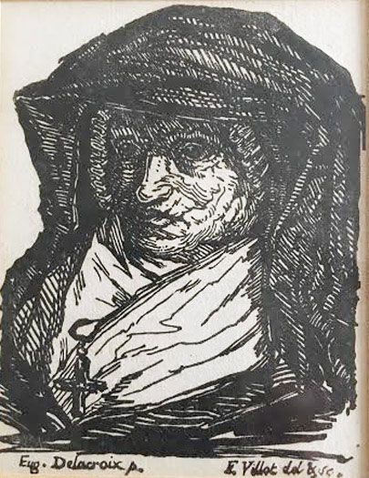 La Religieuse  - The Nun (engraved by Frédéric Villot)
