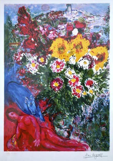 Marc Chagall - Les Soucis