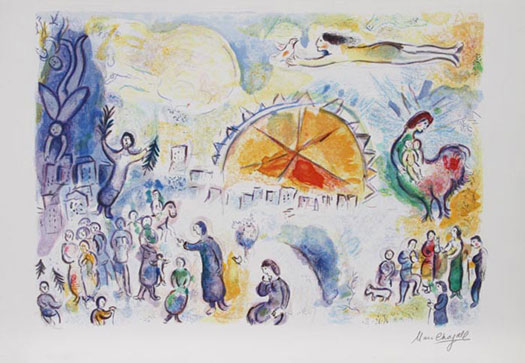 Marc Chagall - La Procession de Noël
