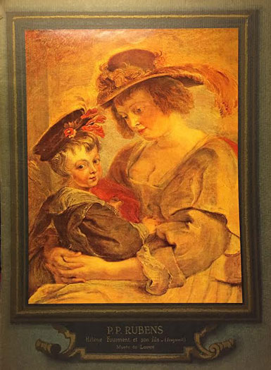 Hélène Fourment et son fils (fragment)