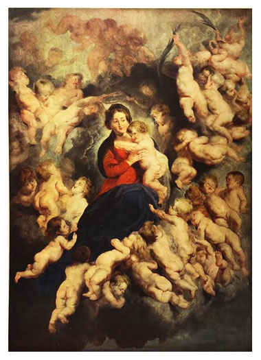 La Vierge entourée d'Anges