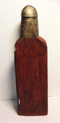 El Cid - Carved Polychrome Wood Sculpture