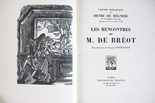 Henri de Regnier. Les Rencontres de M. de Bréot