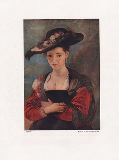 Portrait of Susanna Fourment - Double sided