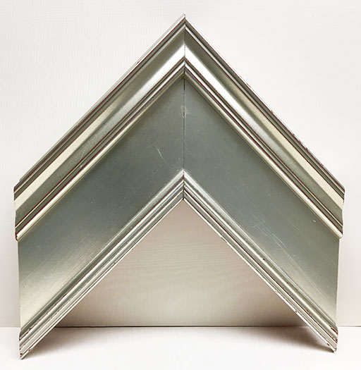 Moulding 8564  Contemporary Silver. Width 3.25