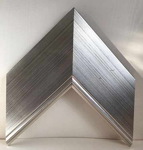 Moulding 8877 Contemporary Silver . Width 3.40