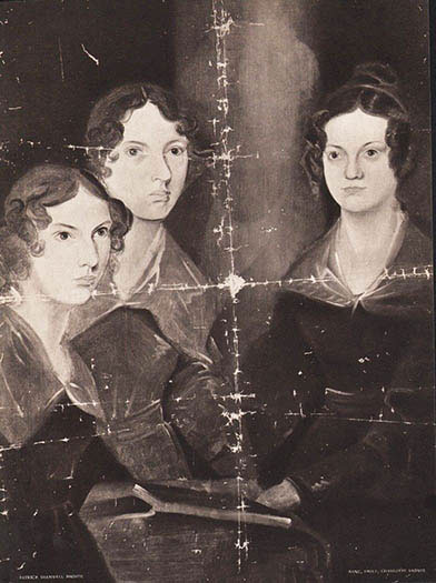 Portrait of the Brontë sisters, Anne, Emily, Charlotte