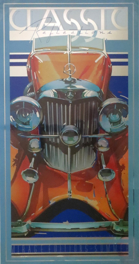 Classic Reflections - Summer - Mercedes Benz SSK - on Mylar