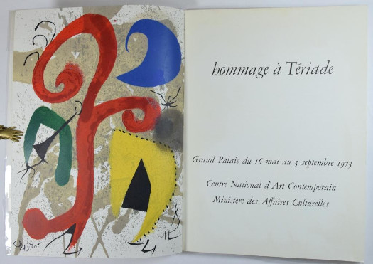 * HOMMAGE A TERIADE - Collectif - First Edition - Frontispiece by Joan Miro.