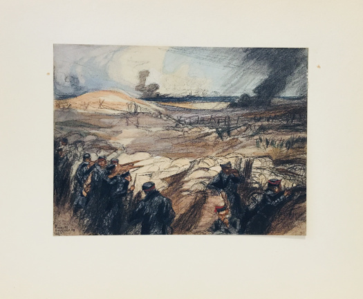 * Sur la plage de Lombaertzyde - La Bataille de l'Yser - October 1914
