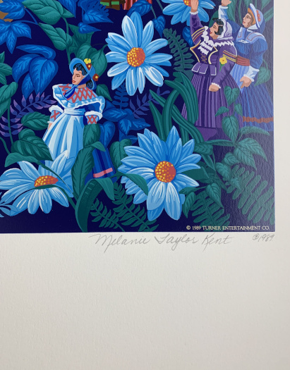 Wizard of Oz  (remarqued..with an original painting in the bottom center..)