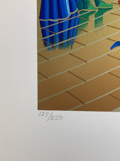 Wizard of Oz  (remarqued..with an original painting in the bottom center..)